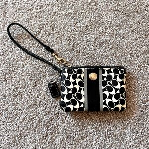 COACH small wristlet coin purse.